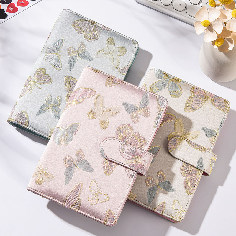 Planner Weekly Budget - 3 Stil A6 Kumaş Kelebek Bütçe