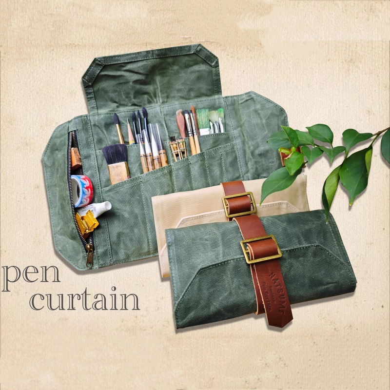 Pen Pouch Roll - 10x25 cm Islak Balmumu Su Geçirmez