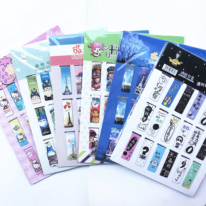 Bookmark Magnetic Clip - 18 adet/takım Kedi Kulesi Mıknatıs Manyetik