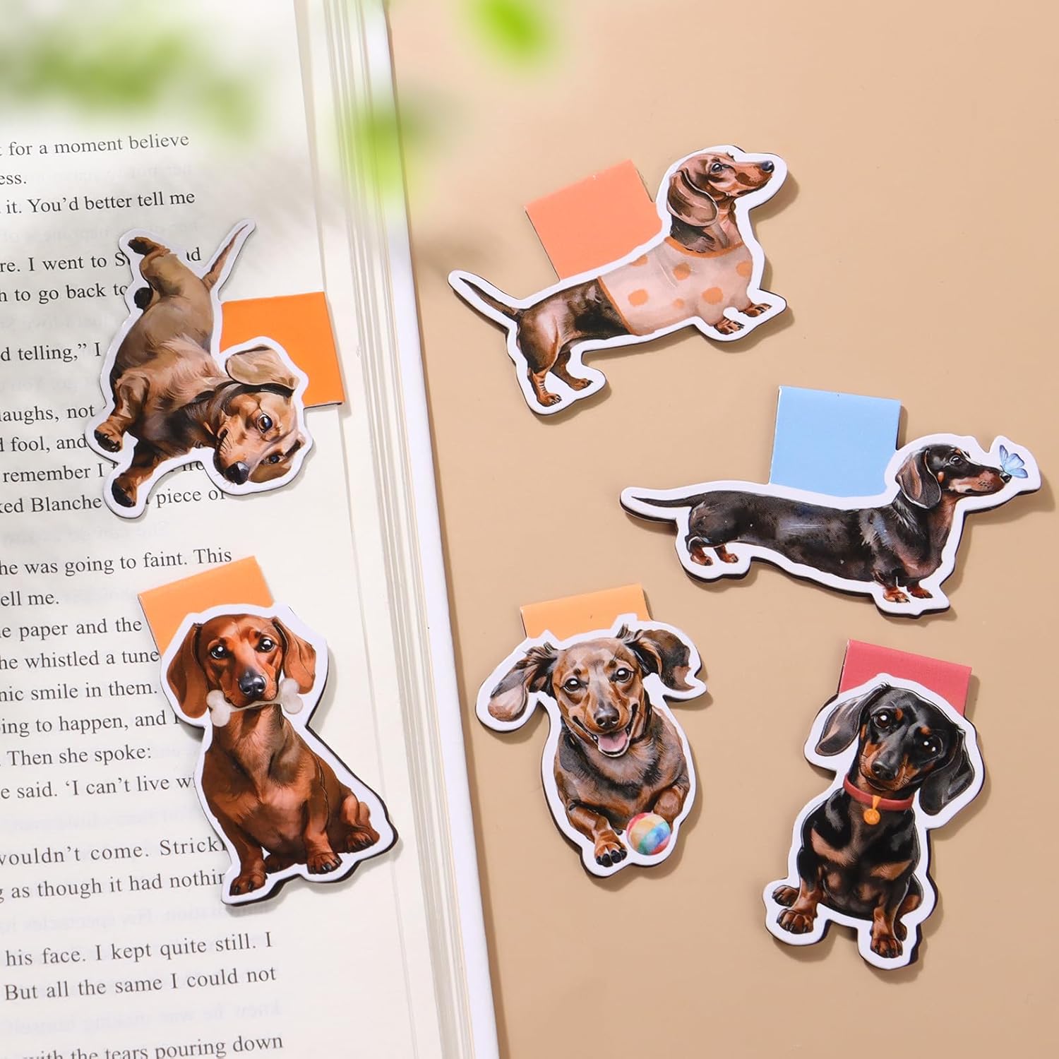 6/12 Darcy Köpek Temalı Su Geç - Bookmark Magnetic Clip incelemesi ve fiyatı