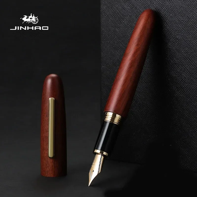 Jinhao 9056 doğal ahşap el yap - Stationery Supply Business incelemesi ve fiyatı