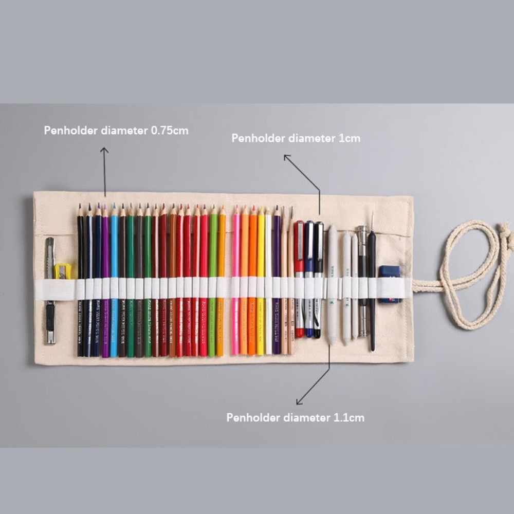 Kalın, Tamamen Siyah Kalemlik, - Pen Pouch Roll incelemesi ve fiyatı