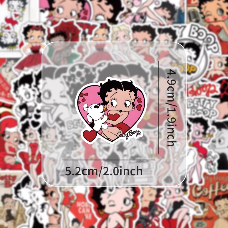 Yeni 50 adet Betty Boop etiket - Memo Pad Sticky incelemesi ve fiyatı