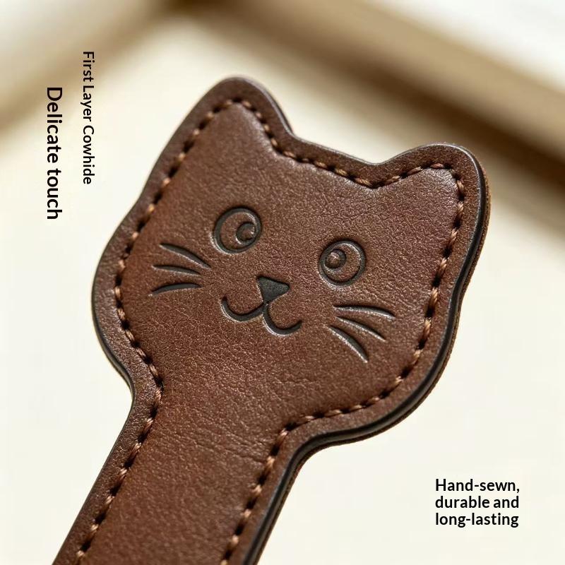 Sevimli El Yapımı PU Deri Many - Bookmark Magnetic Clip incelemesi ve fiyatı