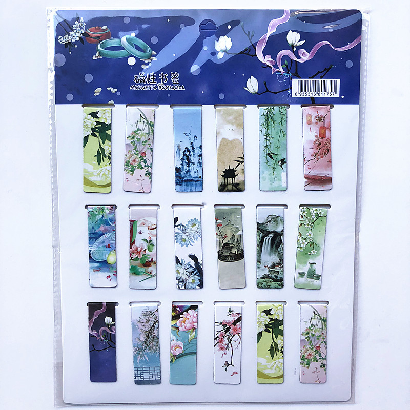 18 adet/takım Kedi Kulesi Mıkn - Bookmark Magnetic Clip incelemesi ve fiyatı