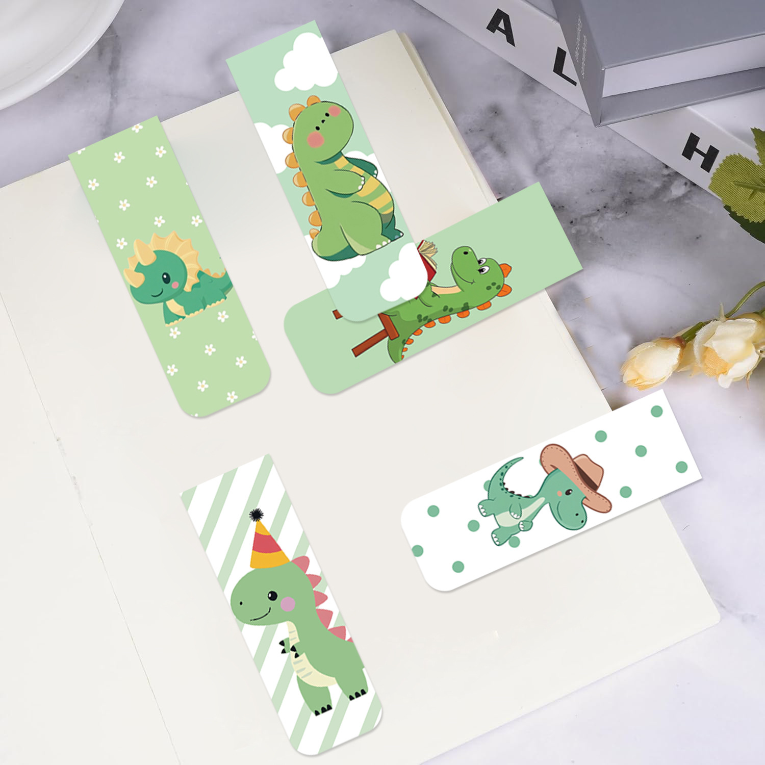 5 adet/takım sevimli karikatür - Bookmark Magnetic Clip incelemesi ve fiyatı